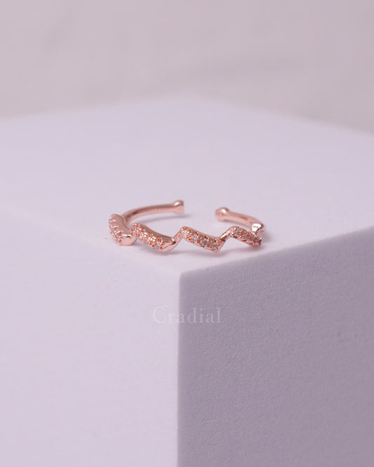 ZigZag Rose Gold Ring