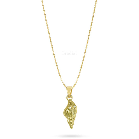 Gold Shell Necklace
