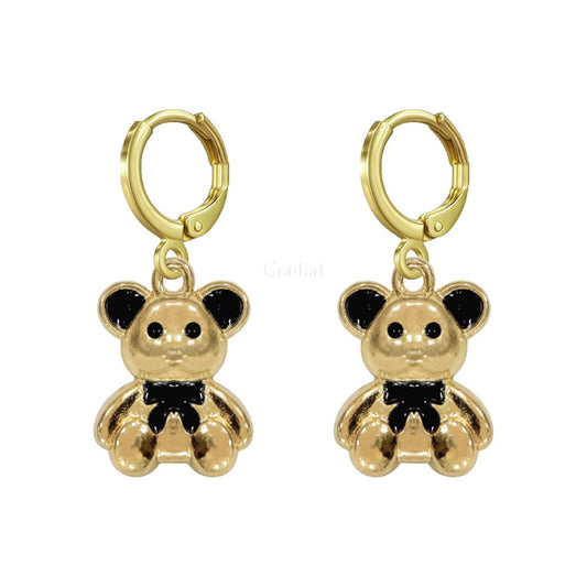 Gold Teddy Earrings