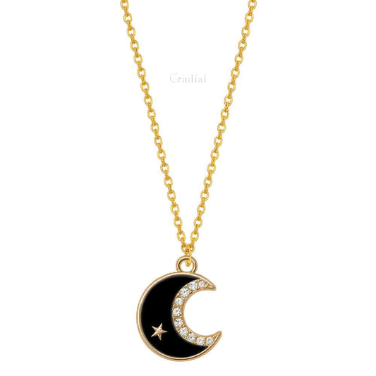 Black Moon Necklace