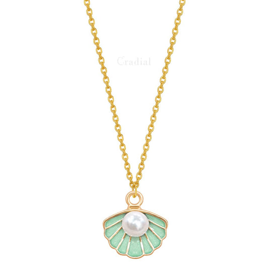 Green Shell Necklace