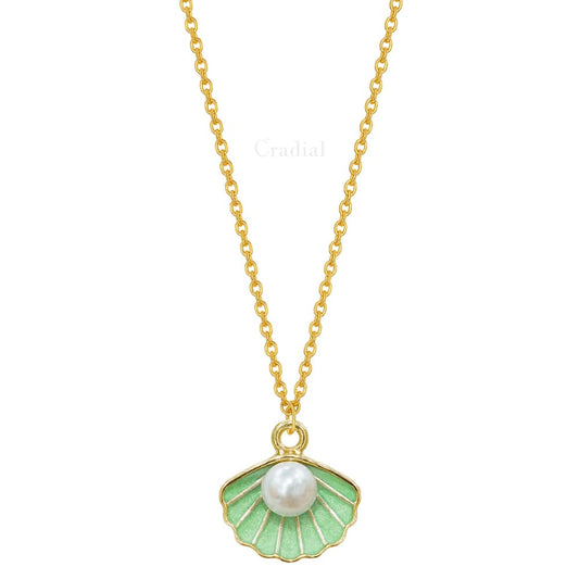 New Green Shell Necklace