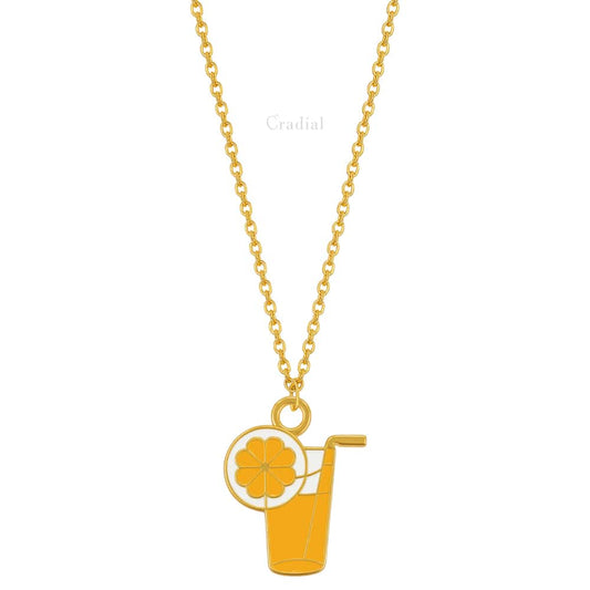 Orange Juice Necklace