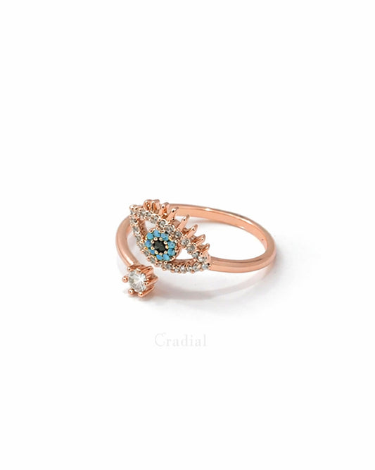 Myst Eye Rose Gold Ring