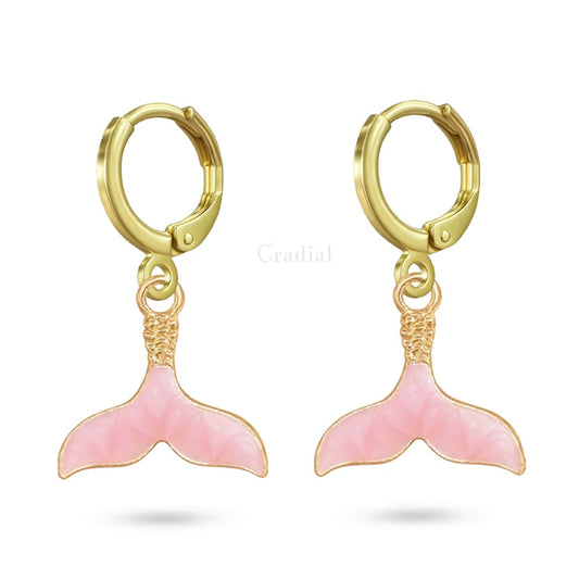 Pink Aureal Earrings