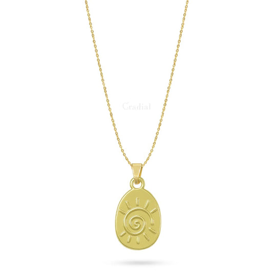 Spiral Seal Necklace
