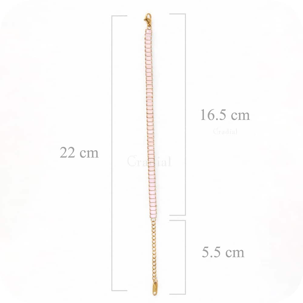 Rosé Tennis Bracelet