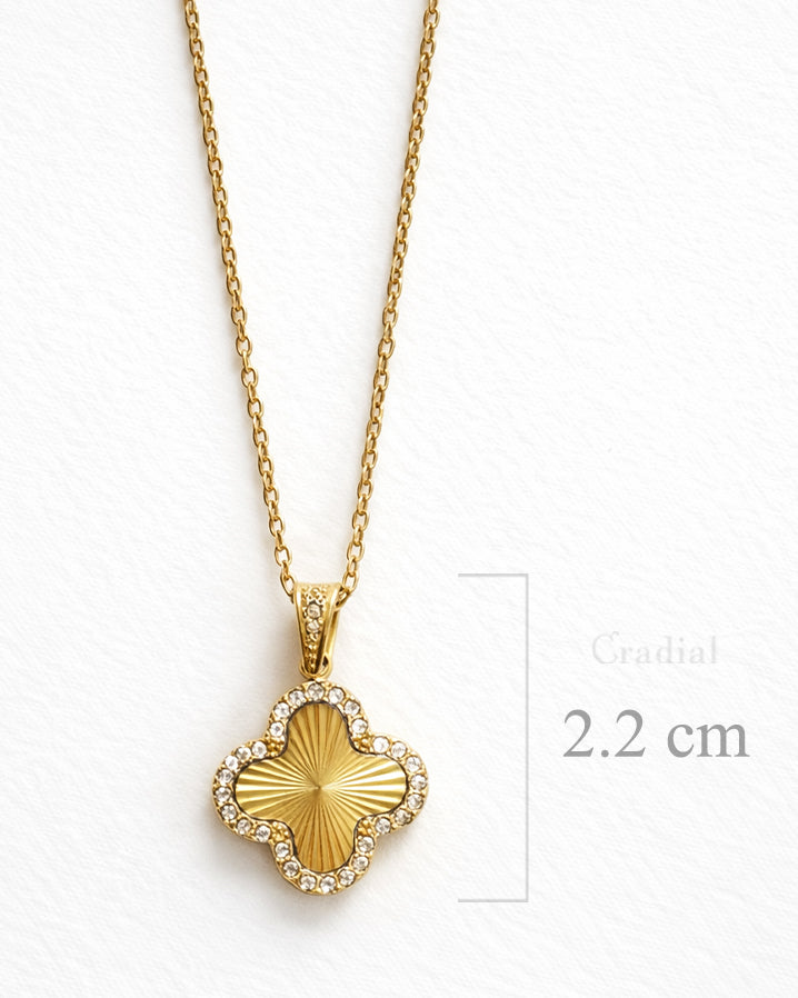 Sun Clover Necklace