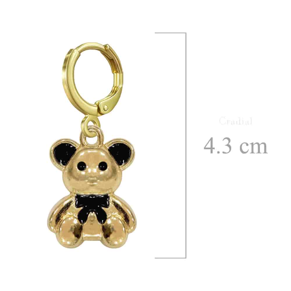 Gold Teddy Earrings