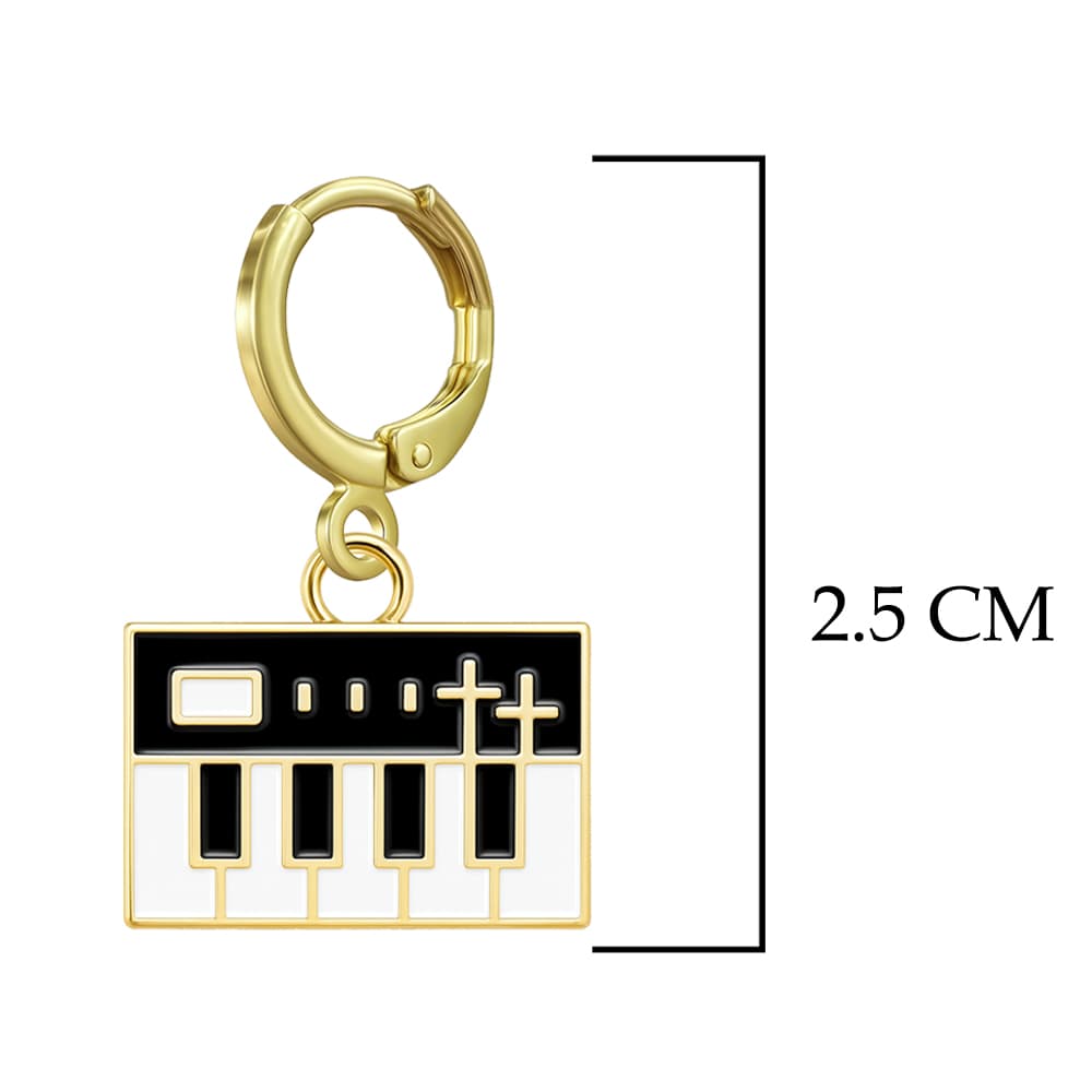 Keyboard Earrings