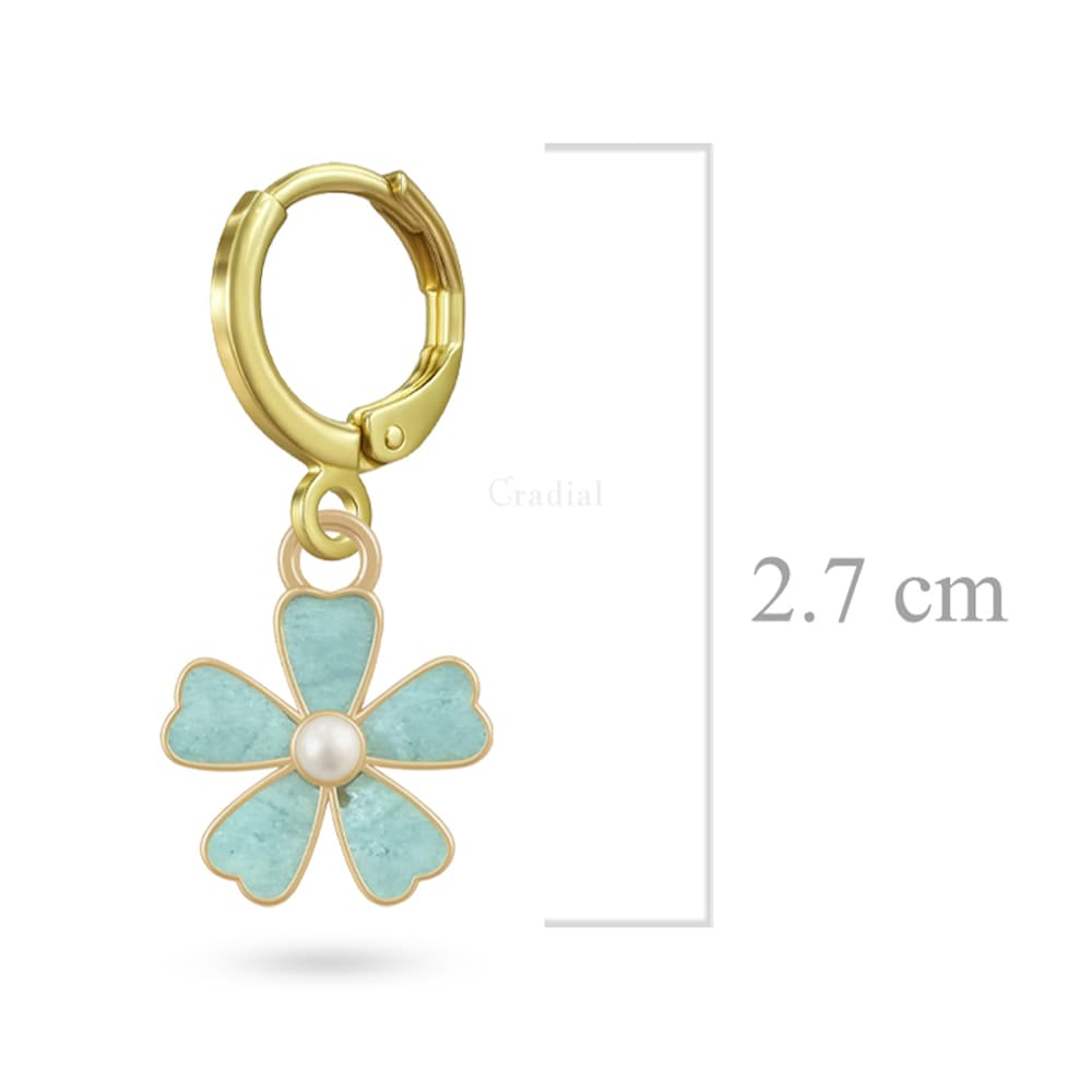 Blue Pearlette Earrings
