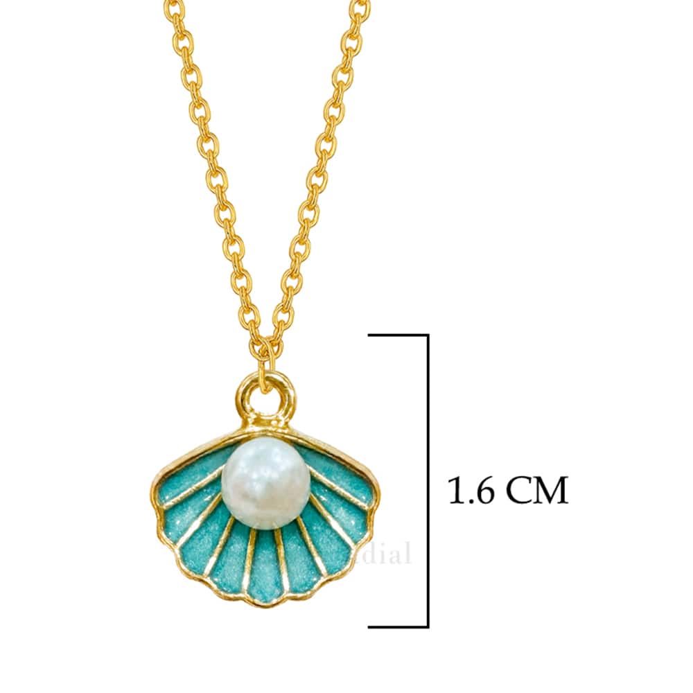 Blue Shell Necklace