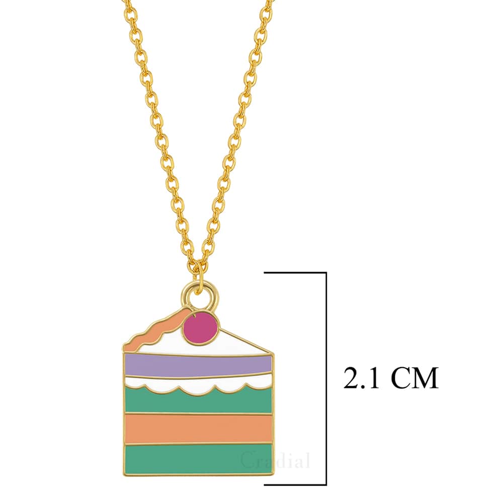 Slice Of Cake Necklace