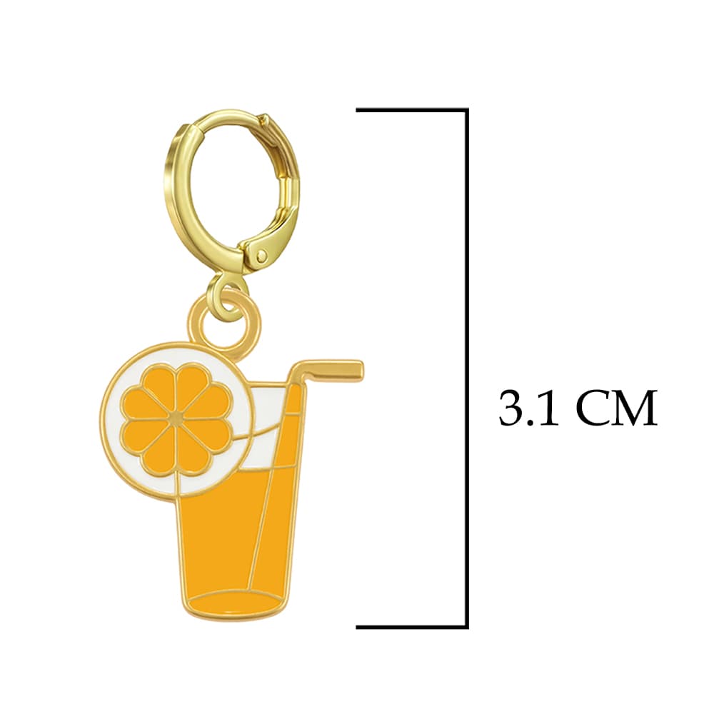 Orange Juice Earrings