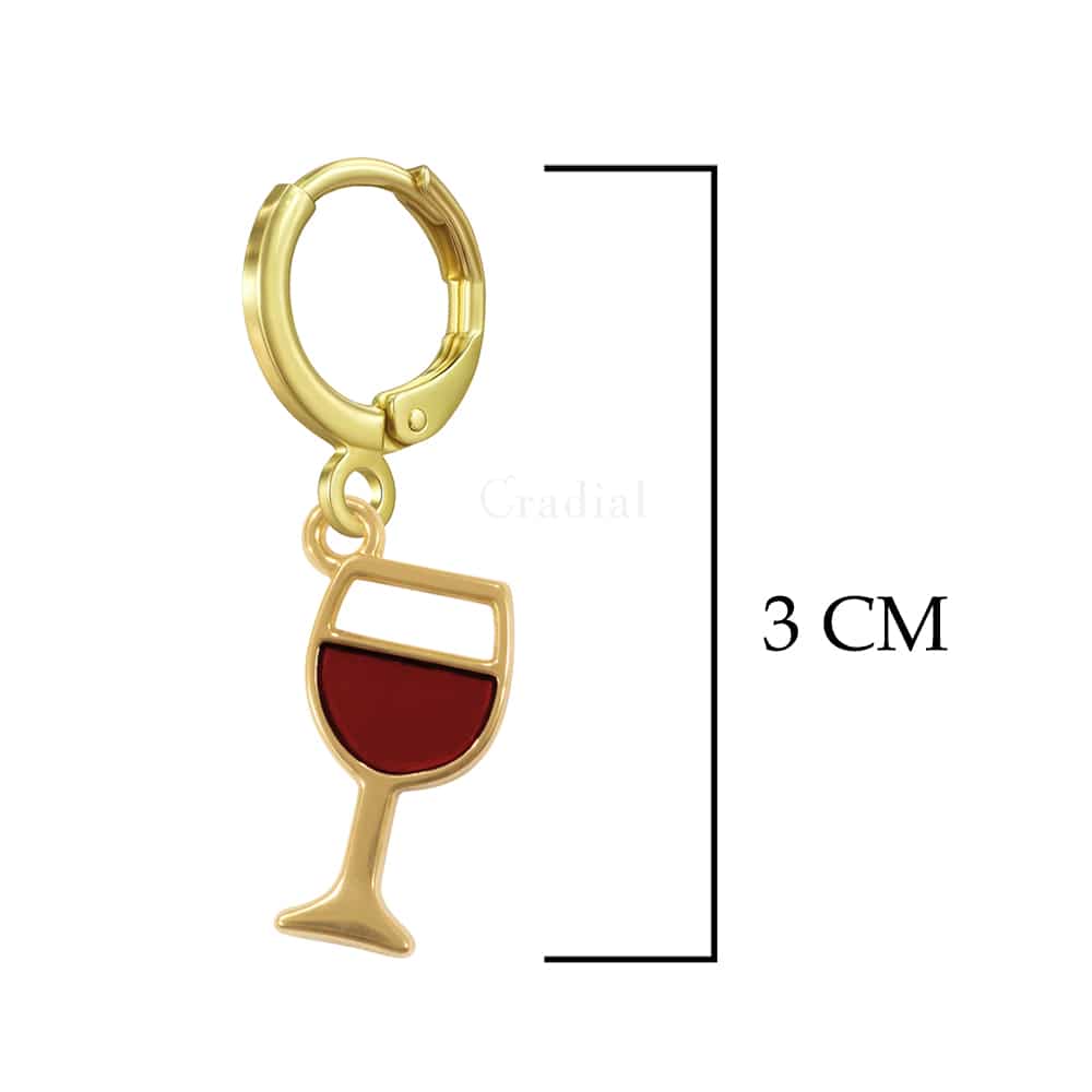 Wine Glass Earrings