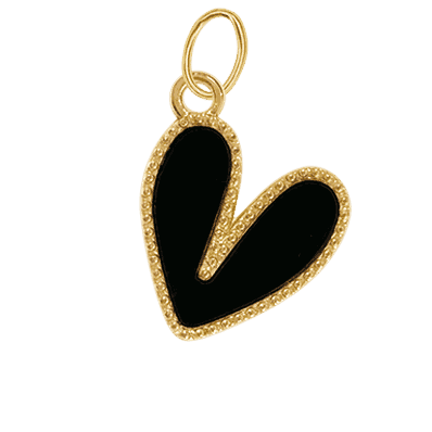 Black Heart Charm