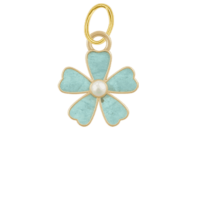 Blue Pearlette Charm