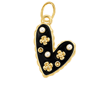 Black Pearl Heart