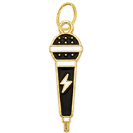 Black Mic Charm