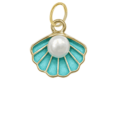Blue Shell Charm