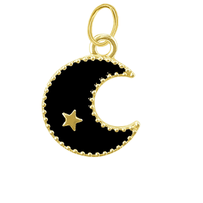 Black Moon Simple Charm