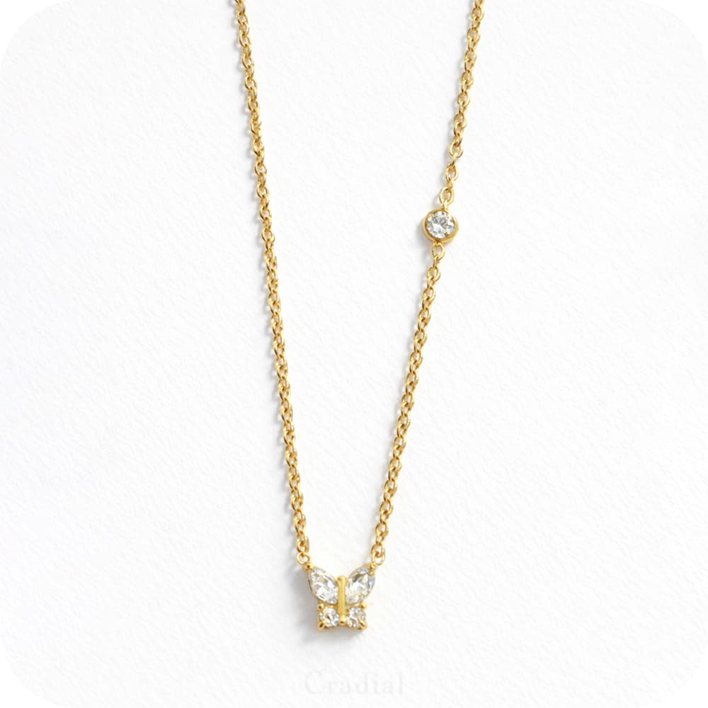 Flutter Gold Necklace