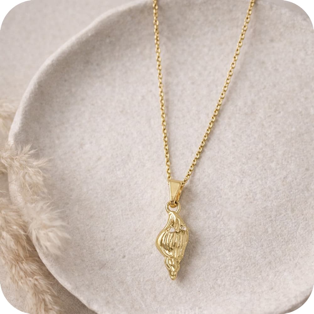 Gold Shell Necklace