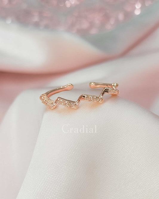 ZigZag Rose Gold Ring