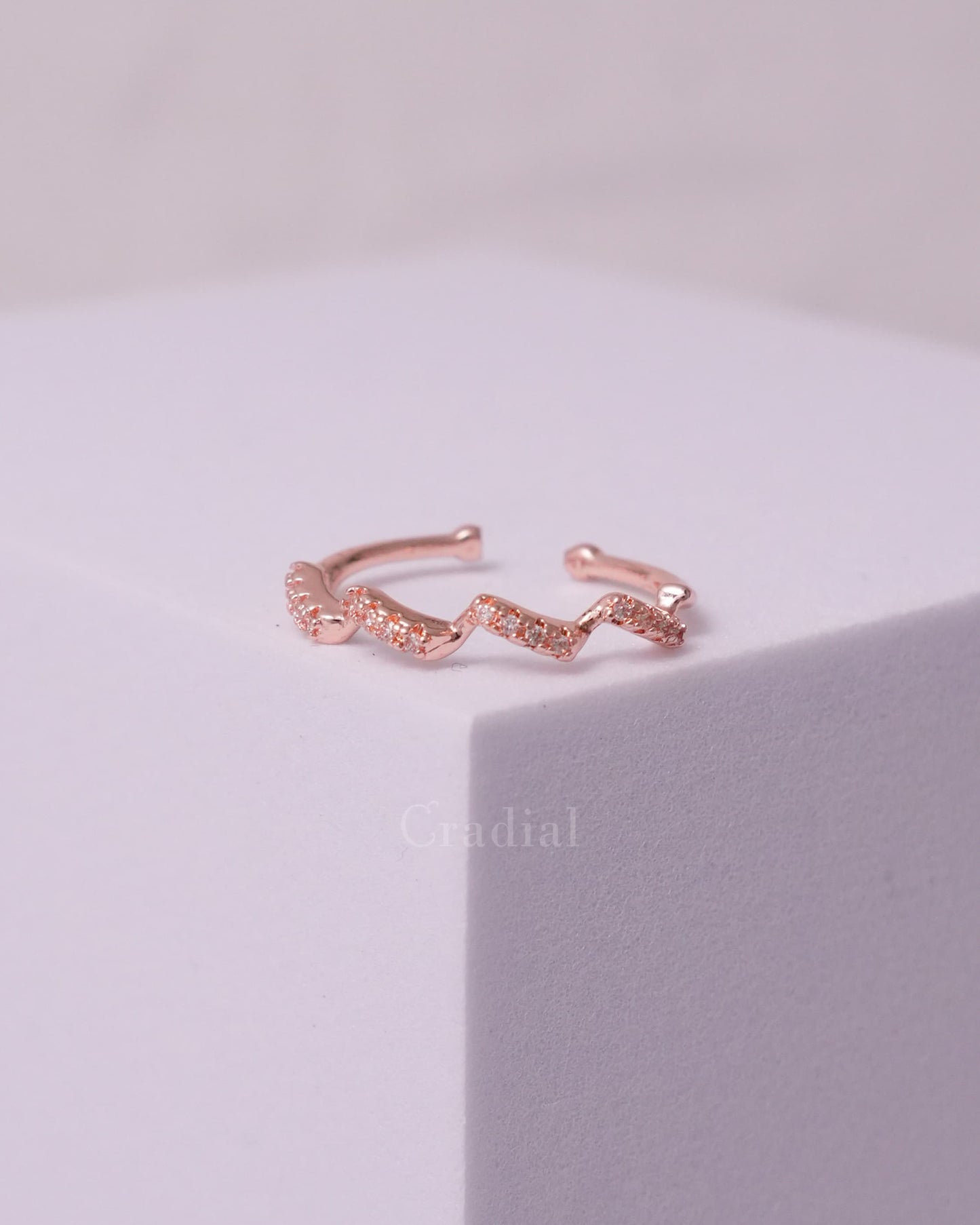 ZigZag Rose Gold Ring