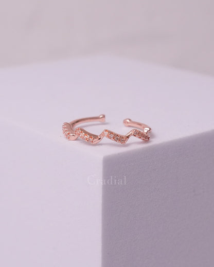 ZigZag Rose Gold Ring