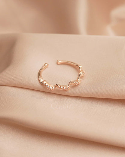 ZigZag Rose Gold Ring