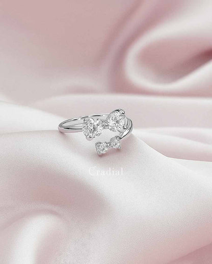 Bow Tie Silver Ring