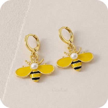 Honey Bee Earrings