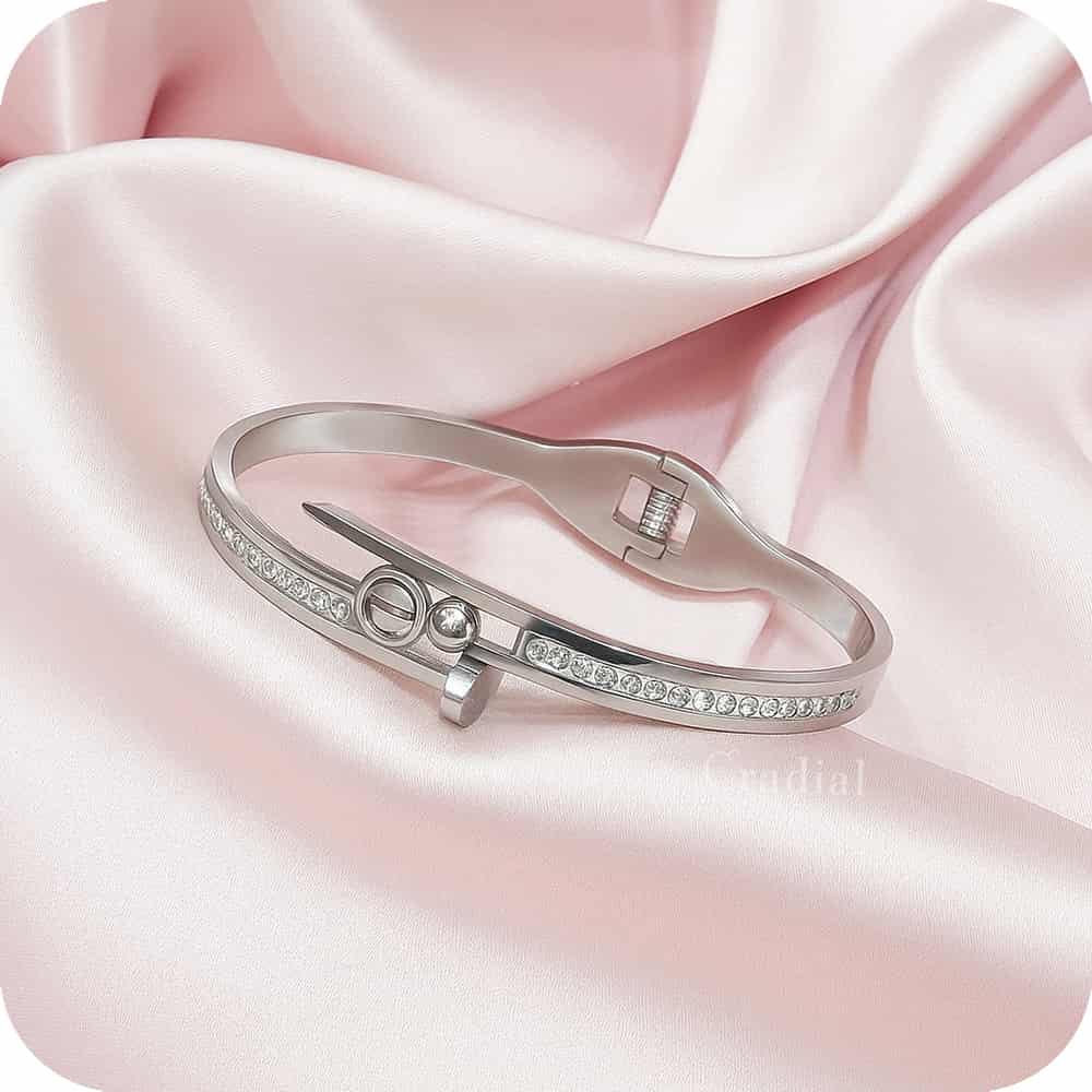 Boltin Silver Bangle