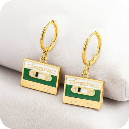 Cassette Earrings