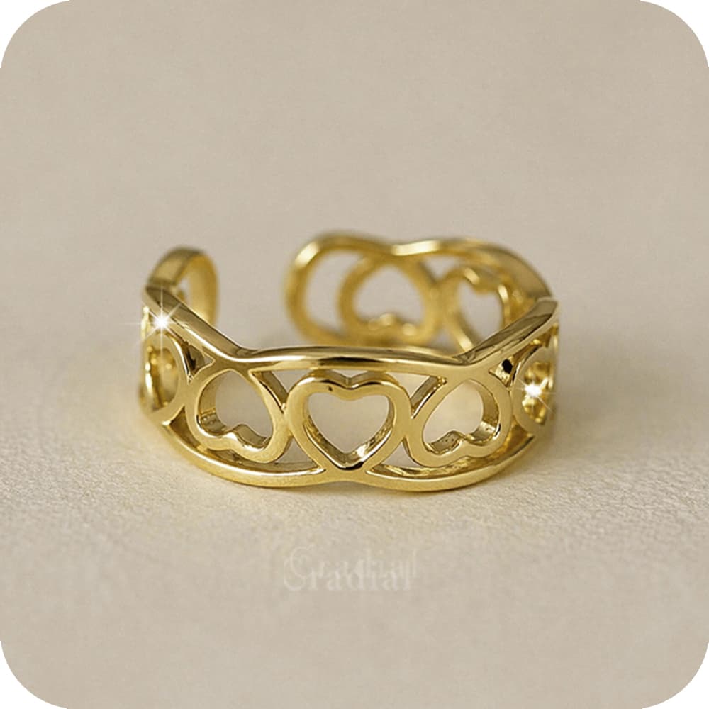 Coralove Gold Ring