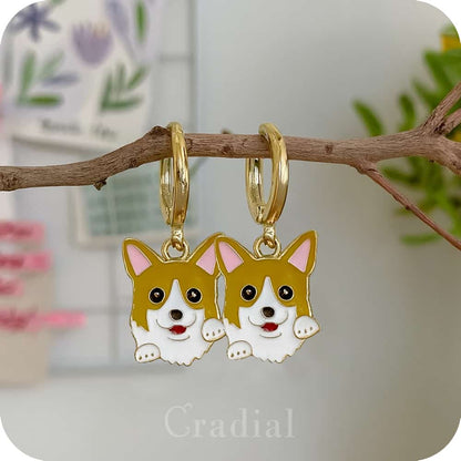 Corgi Earrings