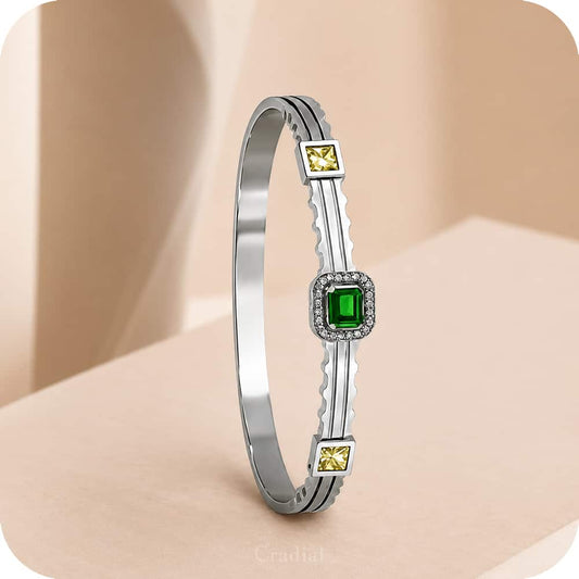 Emerize Silver Bangle
