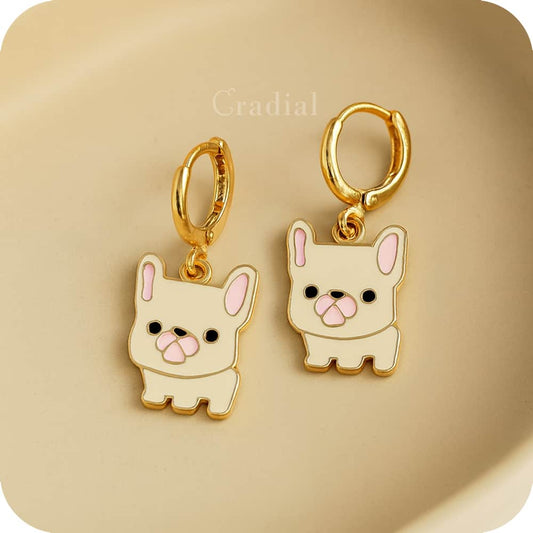 French Bulldog Earrings