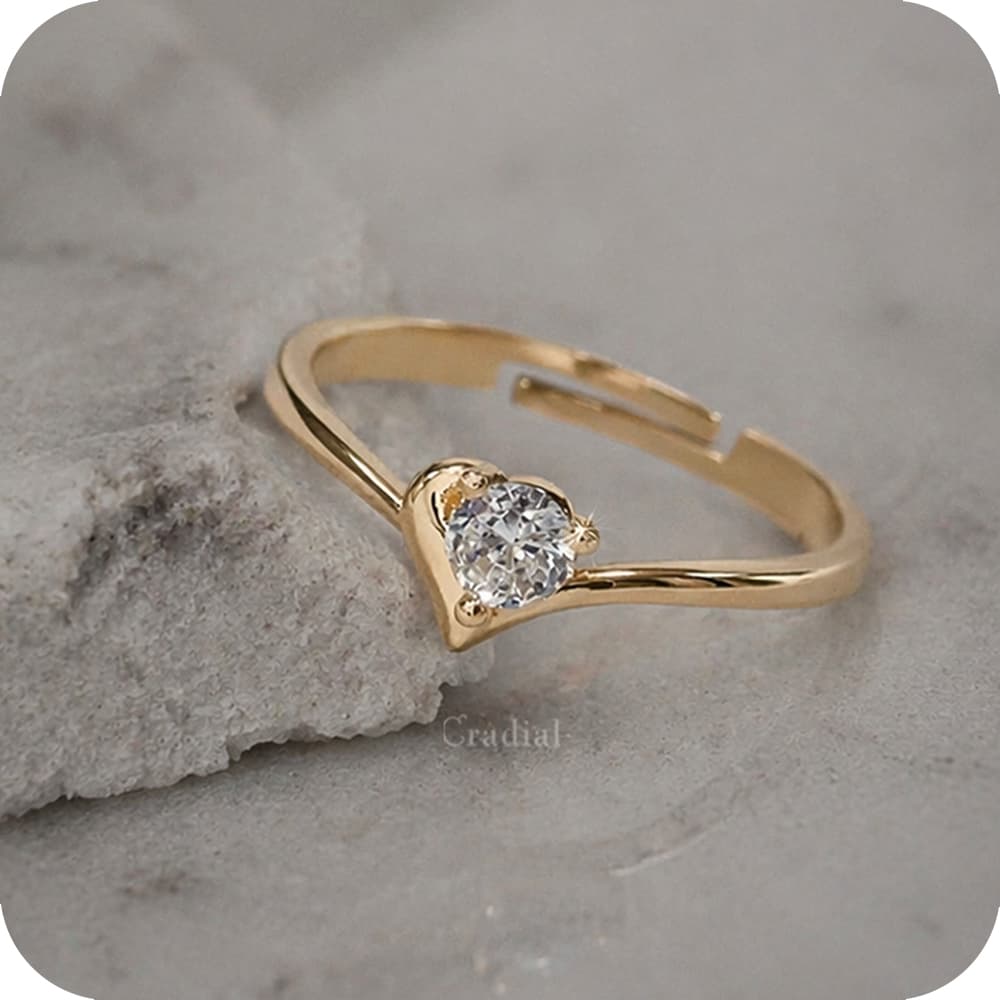 Gold Nest Adjustable Ring