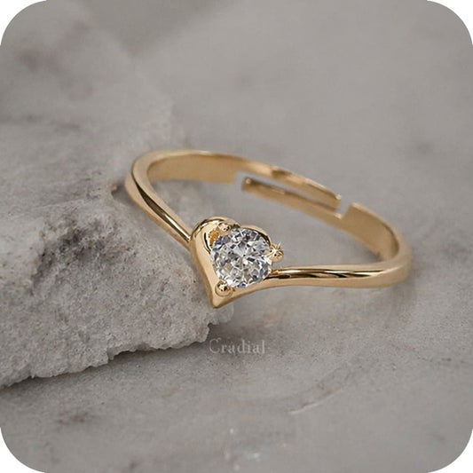 Gold Nest Adjustable Ring