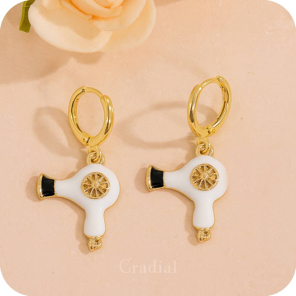 Hair Dryer Earrings