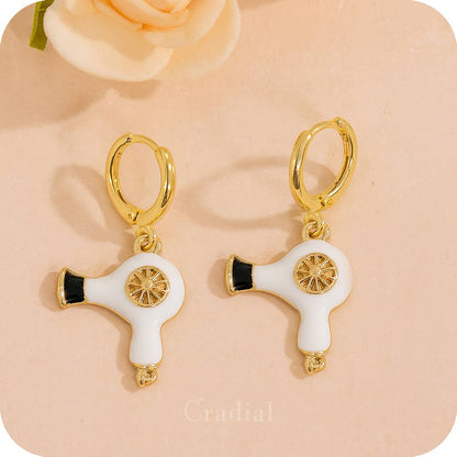 Hair Dryer Earrings