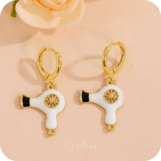 Hair Dryer Earrings