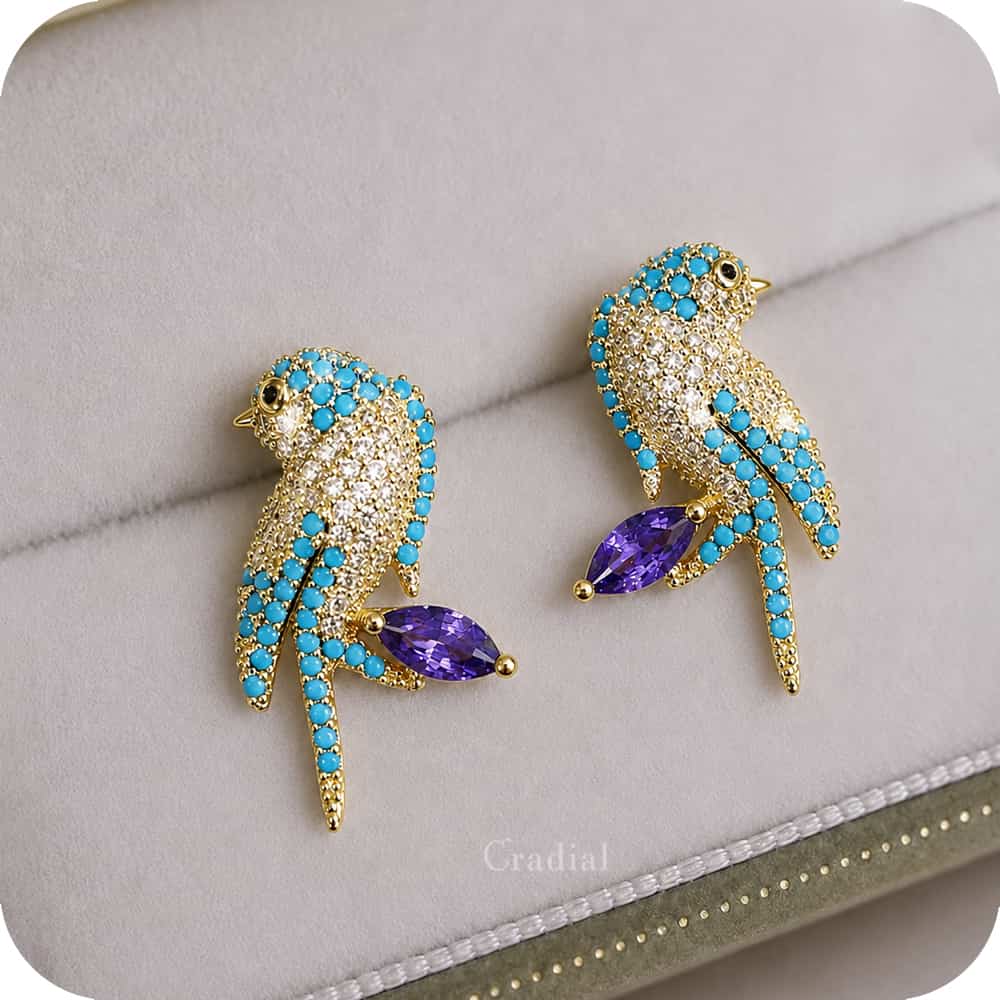 Jardin des Oiseaux Earrings