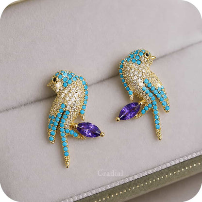 Jardin des Oiseaux Earrings