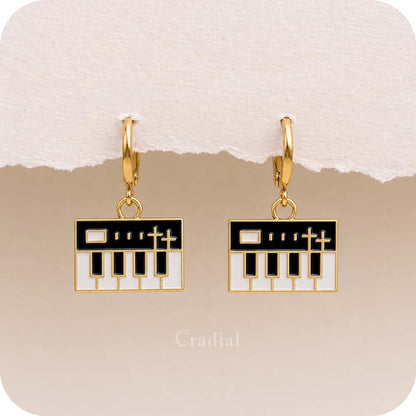 Keyboard Earrings