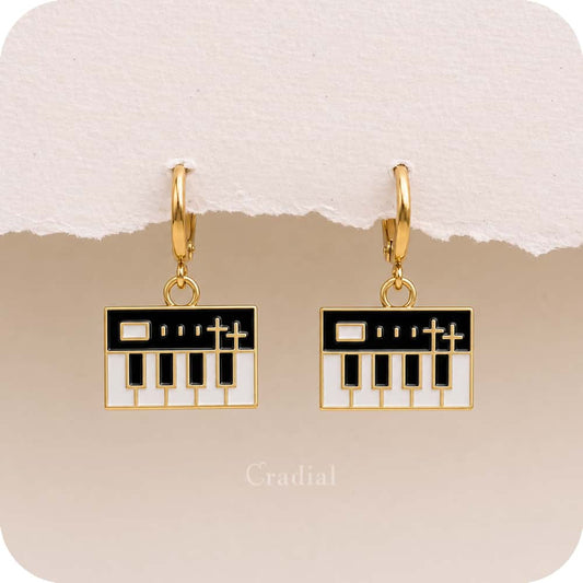 Keyboard Earrings