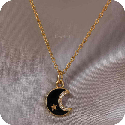 Black Moon Necklace