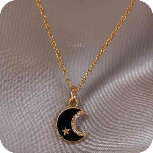 Black Moon Necklace